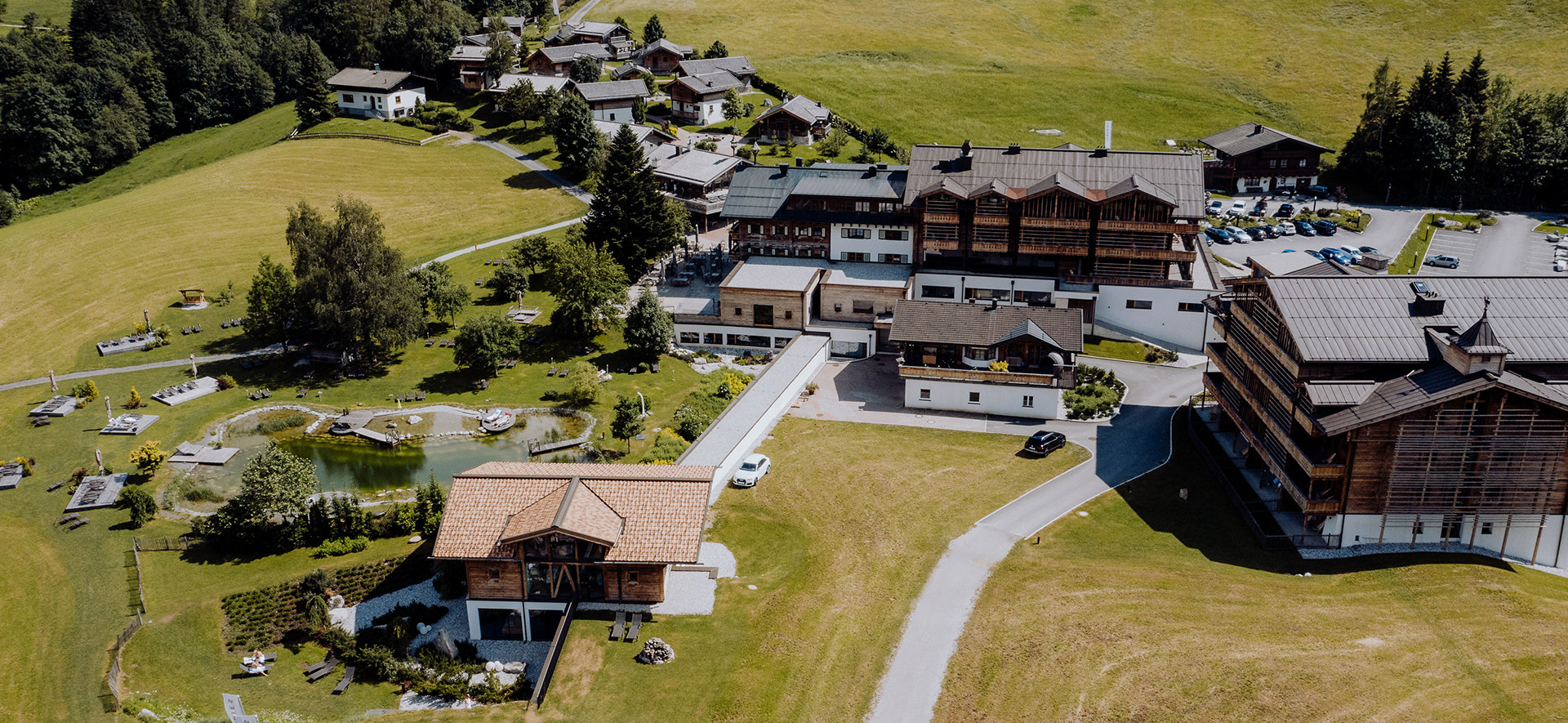 PURADIES Hotel & Chalets Sommerurlaub Genussurlaub Naturresort Leogang